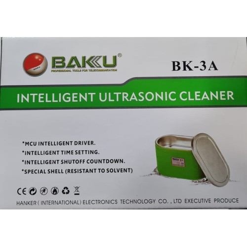 Limpiador Ultrasonidos 30W Baku BK-3A 500ml - Repuestos Fuentes