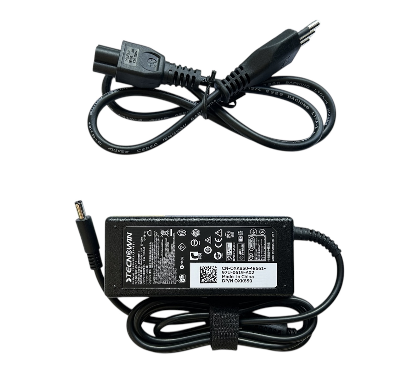 Cargador alternativo Dell 4.5x3.0mm 19.5v 3.34a 65w