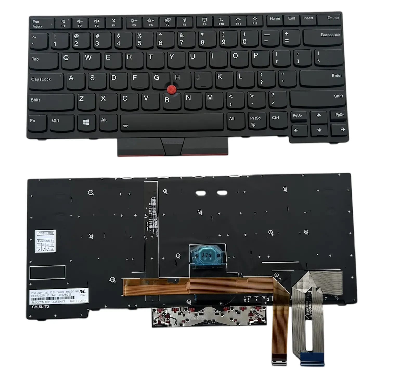 Teclado Lenovo Thinkpad E490 L380 L390 L480 L490 T480s T490 Iluminado / Ingles